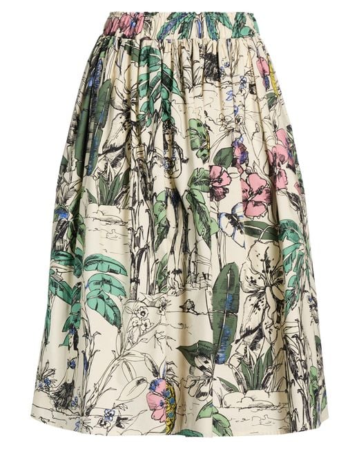 Shirtaporter Green Midi Skirts