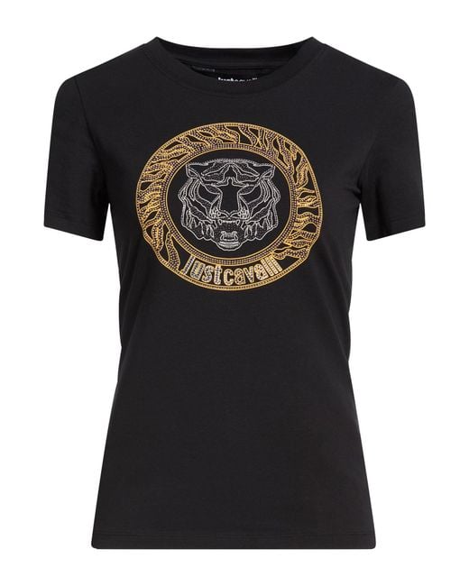 Just Cavalli Black T-Shirts