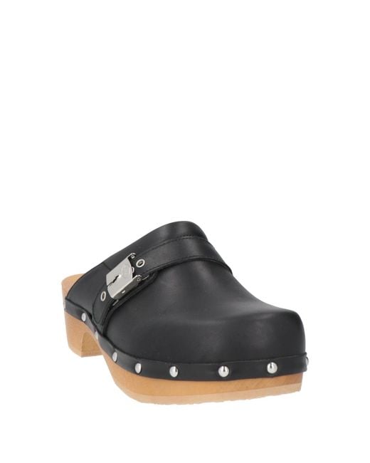 Scholl Black Mules & Clogs