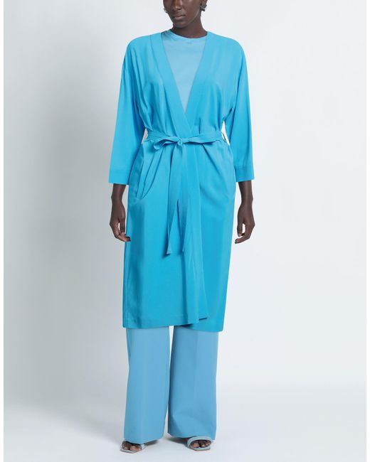 Jucca Blue Overcoat & Trench Coat