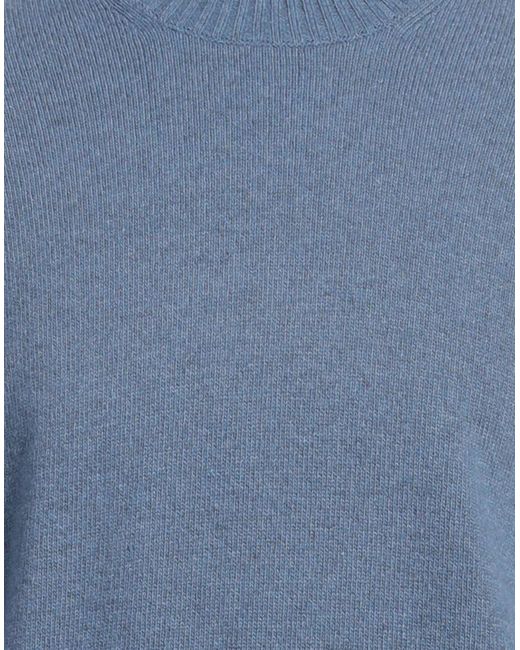 Jeckerson Blue Turtleneck Wool, Polyamide for men