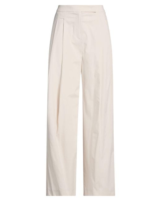 Eleventy White Trouser