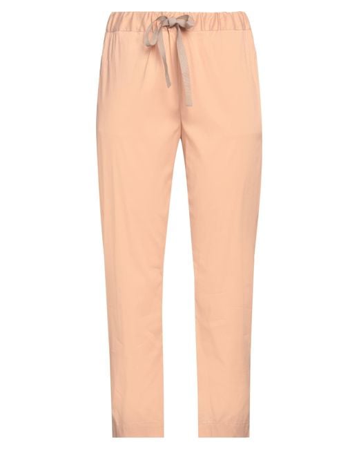 Semicouture Natural Pants Cotton, Polyamide, Elastane