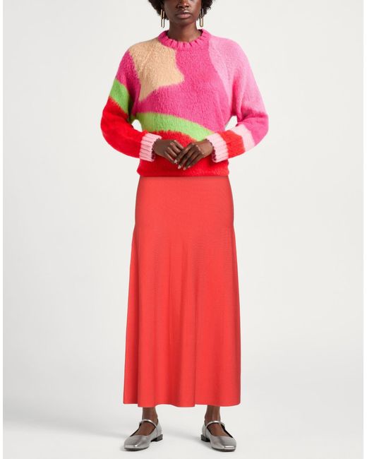 Patrizia Pepe Red Maxi-Rock