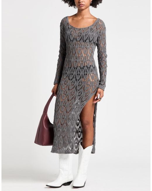 Circus Hotel Gray Maxi Dress