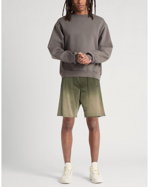 MM6 by Maison Margiela Green Denim Shorts for men