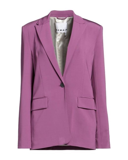 REMAIN Birger Christensen Purple Blazer