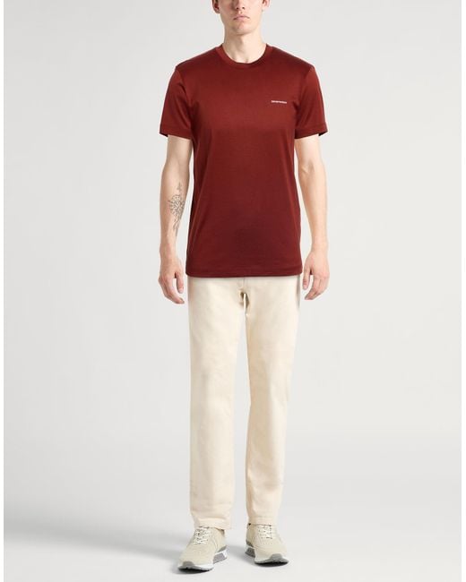 Emporio Armani Red T-Shirts for men