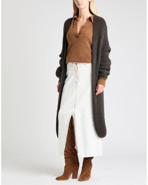 Motel Black Chocolate Cardigan Acrylic, Wool, Polyamide