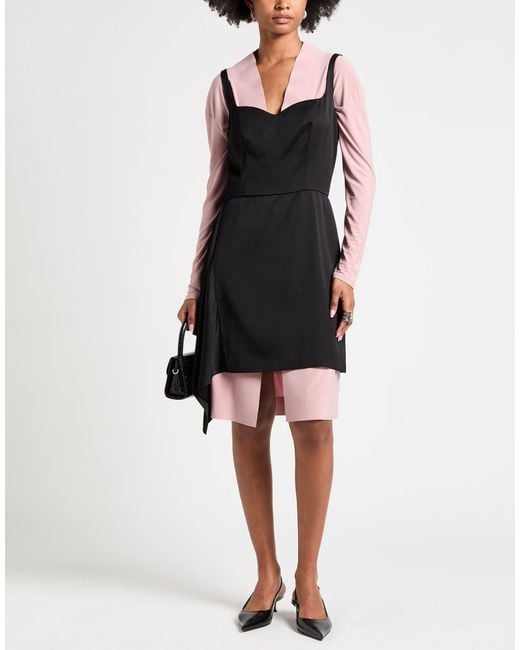McQueen Black Mini Dresses