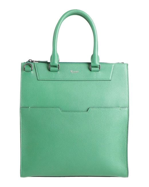 Pineider Green Handbag