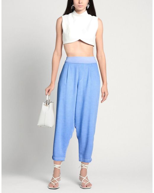 Ploumanac'h Blue Light Pants Viscose, Polyamide, Elastane