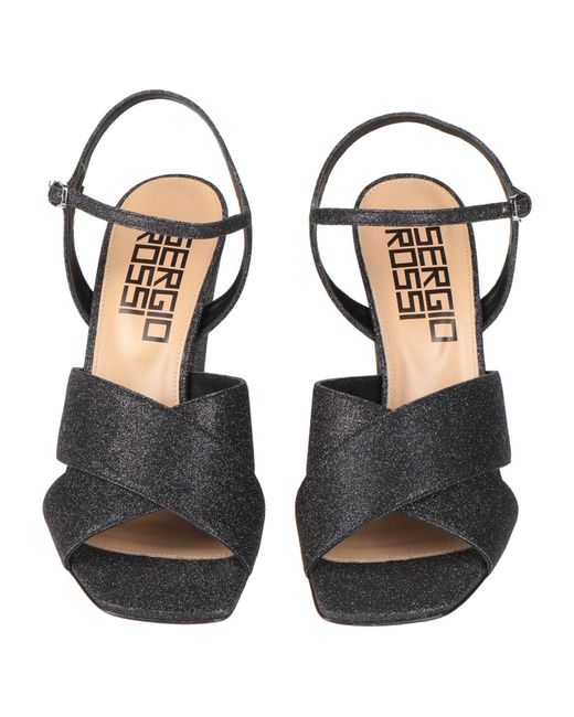 Sergio Rossi Black Sandals