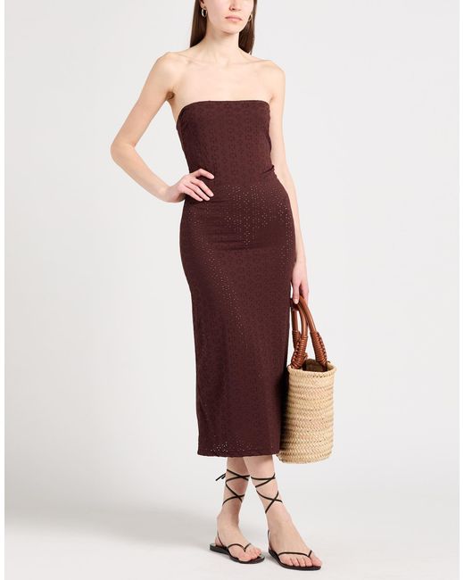 Fisico Purple Midi Dresses