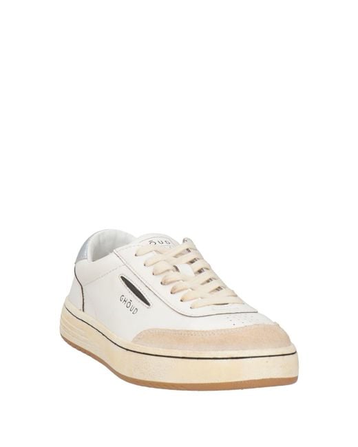 GHOUD VENICE White Sand Sneakers Leather