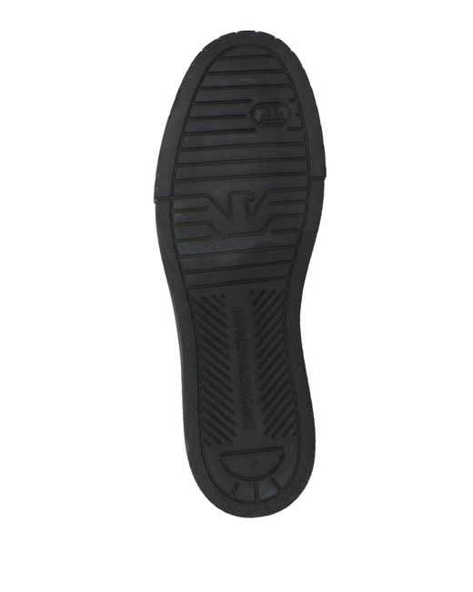 Emporio Armani Black Trainers for men