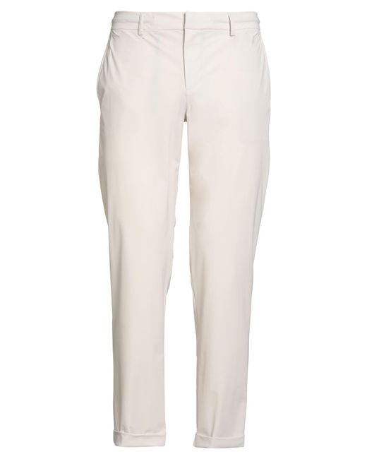 Barba Napoli White Light Pants Polyamide, Elastane for men