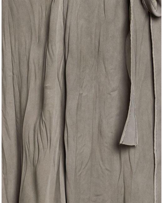 Masnada Gray Midi Dress Polyester, Elastane