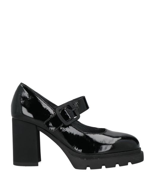 Stonefly Black Second Skin Pumps Leather