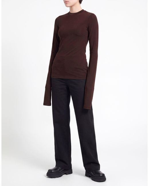 DARKPARK Brown Top Polyester, Elastane