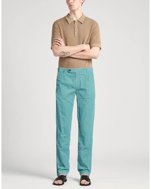 Massimo Alba Blue Pants for men