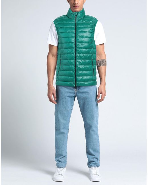 Chompa sin mangas AT.P.CO de hombre de color Green