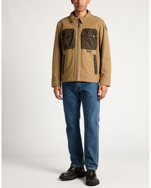 Parajumpers Green Khaki Jacket Cotton for men
