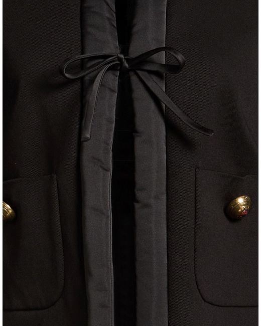 Emilio Pucci Black Jacket Cotton, Acetate, Polyester
