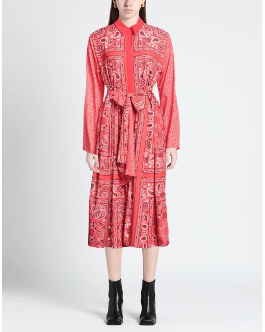 Marco Bologna Red Midi Dress