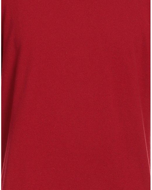 Kangra Red Brick Sweater Wool, Silk, Cashmere for men