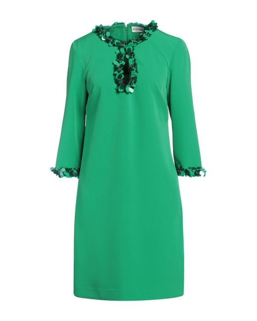 P.A.R.O.S.H. Green Mini Dress