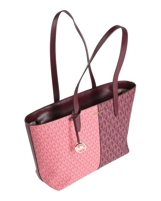 MICHAEL Michael Kors Pink Burgundy Shoulder Bag Pvc