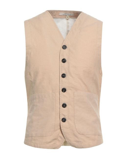 Messagerie Natural Patrizio Piscaglia Tailored Vest Cotton, Polyester for men