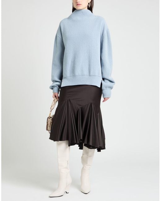 Rick Owens Blue Turtleneck