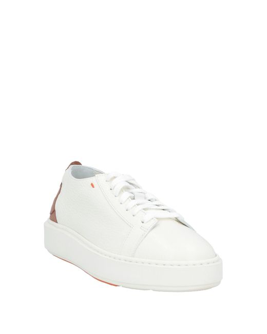 Santoni White Sneakers