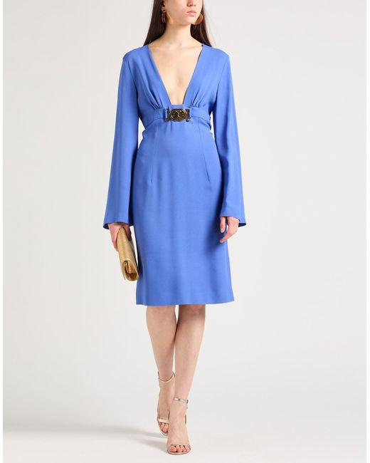 Moschino Blue Midi-Kleid