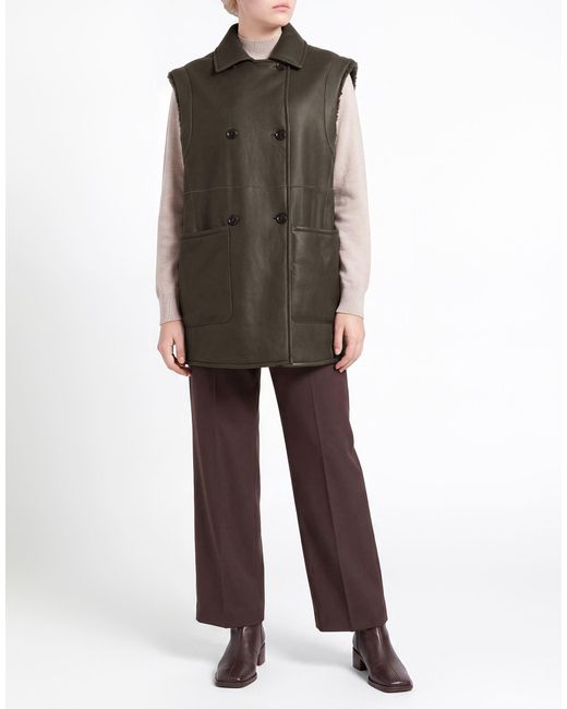Max Mara Brown Shearling & Teddy