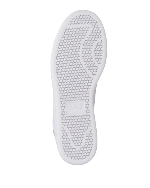 EA7 White Sneakers Leather