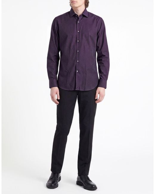 Bagutta Blue Shirt Cotton for men