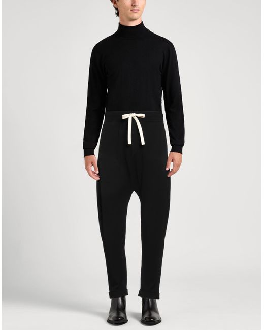 Isabel Benenato Black Pants Viscose, Polyester for men