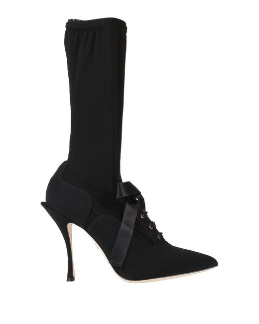 Dolce & Gabbana Black Ankle Boots
