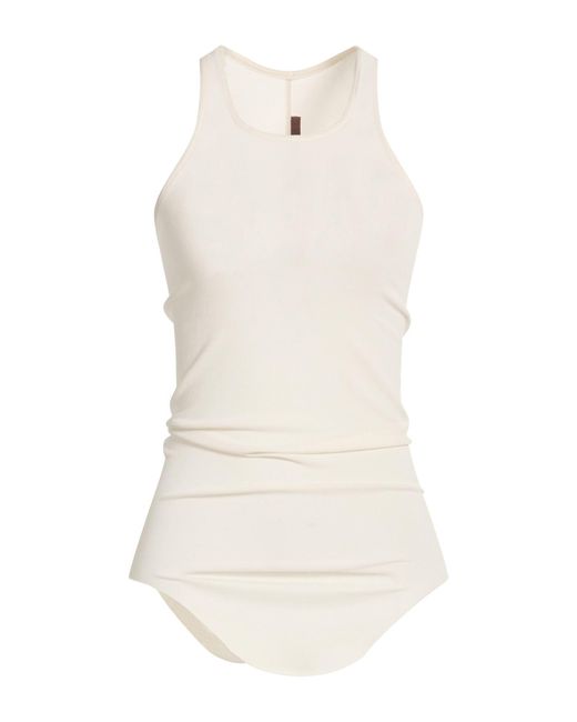 Rick Owens White Tank Tops