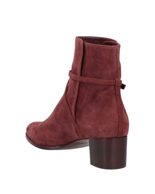 Avril Gau Red Ankle Boots