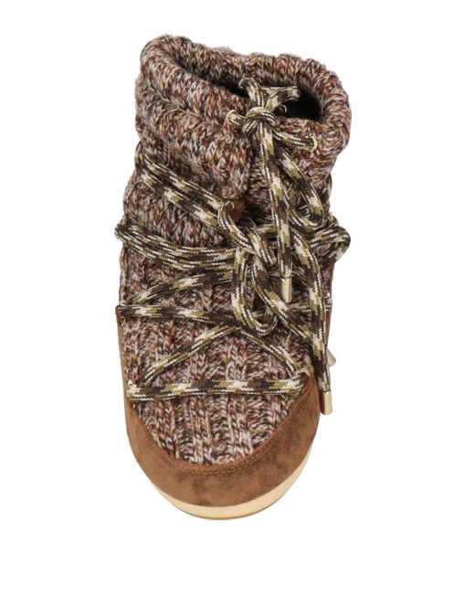 Moon Boot Brown Icon Light Wool Boots