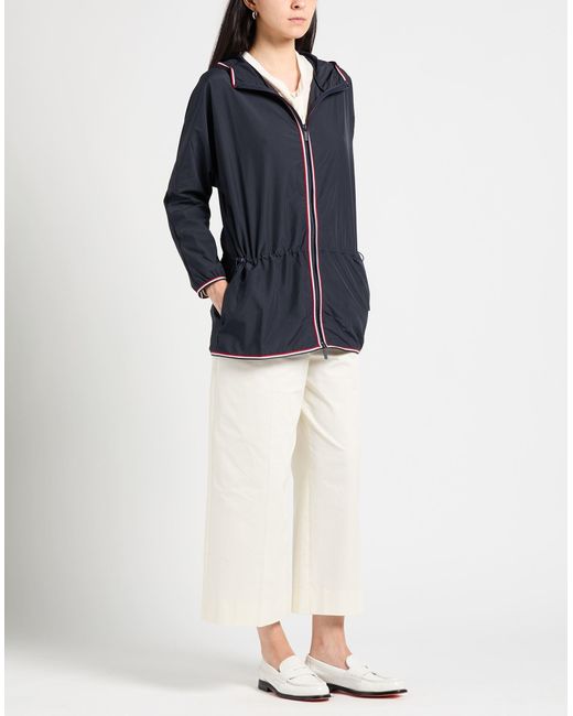 Thom Browne Blue Overcoat & Trench Coat