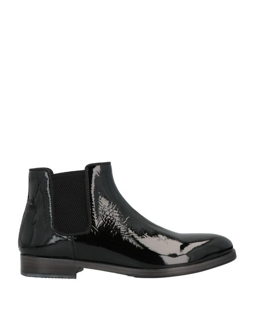 Alberto Fasciani Black Ankle Boots