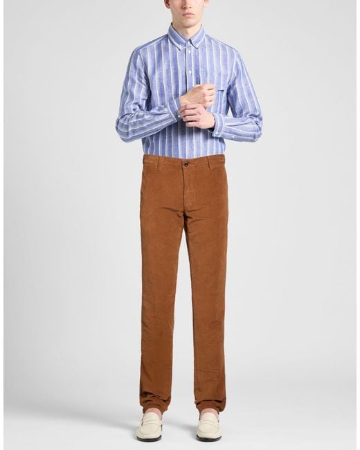 Incotex Brown Trouser for men