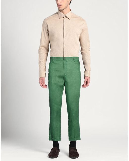OVER/D Green Pants for men
