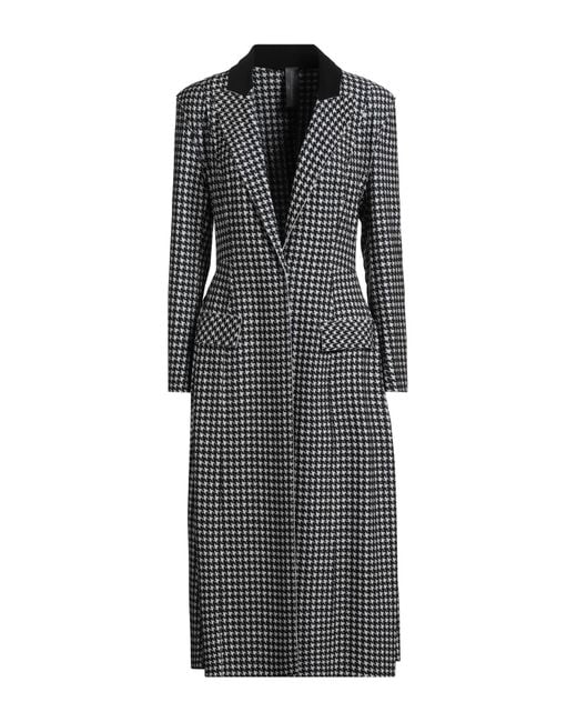 Norma Kamali Black Overcoat & Trench Coat