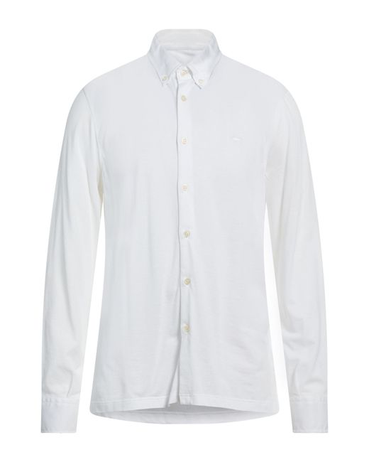 Harmont & Blaine White Shirt Cotton for men